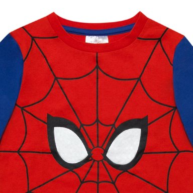 PIJAMA NIÑO MARVEL AZUL DISFRAZ SPIDERMAN TRAJE TORSO - 5