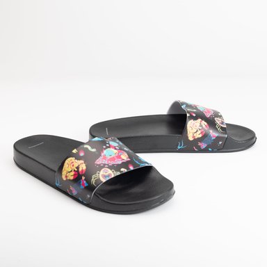 SANDALIAS HOMBRE RICK AND MORTY NEGRO JUST THEM - 2
