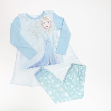 PIJAMA NIÑA FROZEN CAPA CELESTE DISNEY - 1