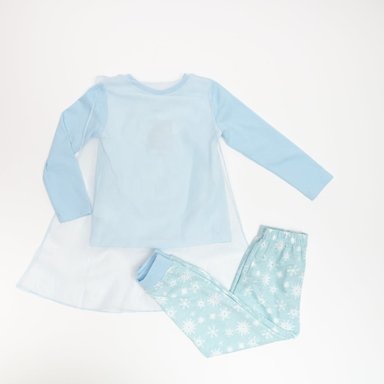 PIJAMA NIÑA FROZEN CAPA CELESTE DISNEY - 2