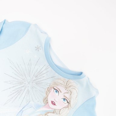 PIJAMA NIÑA FROZEN CAPA CELESTE DISNEY - 3