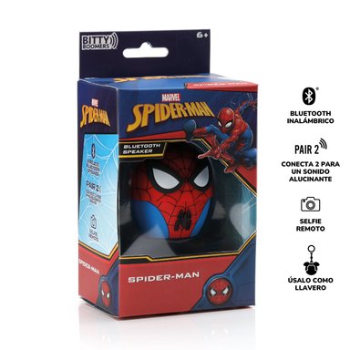 PARLANTE BLUETOOTH PORTATIL SPIDERMAN MARVEL BITTY BOOMERS - 4