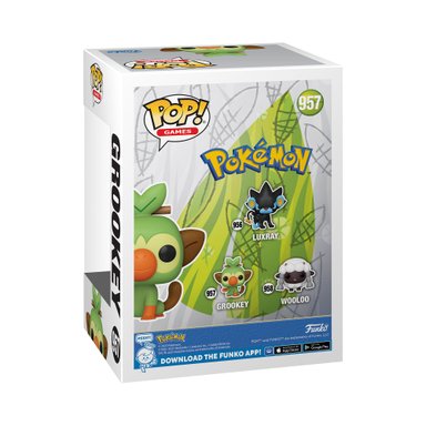 FUNKO POP MULTICOLOR POKEMON GROOKEY - 957 - 3