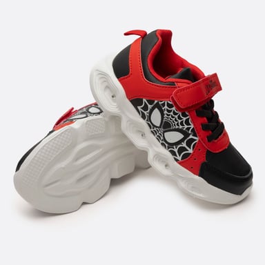 ZAPATILLAS NIÑO MARVEL CASUALES NEGRO LUCES OJOS SPIDERMAN - 6