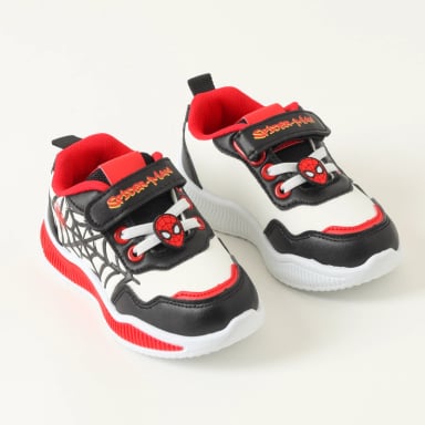 ZAPATILLAS CON LUCES NIÑO SPIDERMAN BLACK WEB BLANCO MARVEL - 2
