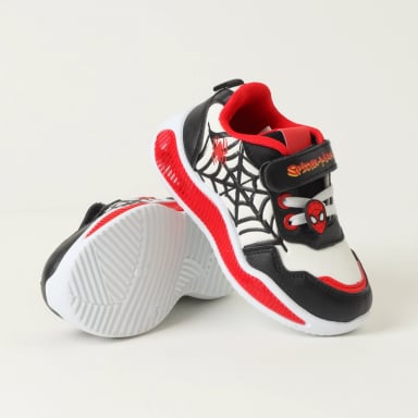 ZAPATILLAS CON LUCES NIÑO SPIDERMAN BLACK WEB BLANCO MARVEL - 4