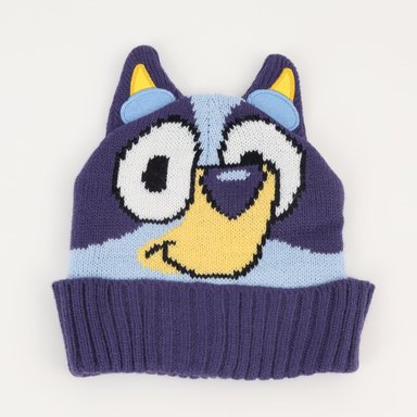 GORRO NIÑO OREJAS AZUL BLUEY - 1