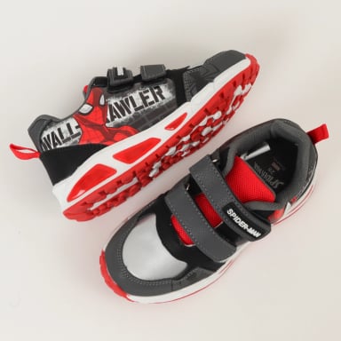 ZAPATILLAS CON LUCES NIÑO SPIDERMAN WALL NEGRO MARVEL - 3