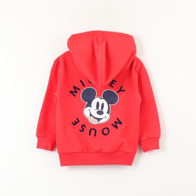 POLERON ABIERTO NIÑO MICKEY LOGO ESPALDA ROJO DISNEY - 3