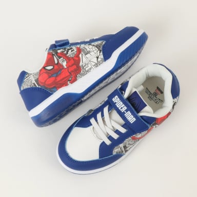ZAPATILLAS CON LUCES NIÑO SPIDERMAN COMICS AZUL MARVEL - 3