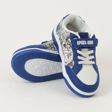ZAPATILLAS CON LUCES NIÑO SPIDERMAN COMICS AZUL MARVEL - 4