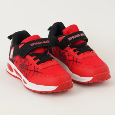 ZAPATILLAS CON LUCES NIÑO SPIDERMAN OJOS ROJO MARVEL - 2