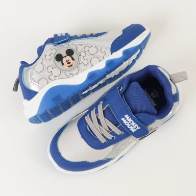 ZAPATILLAS CON LUCES NIÑO MICKEY FULL LINEAL AZUL DISNEY - 3