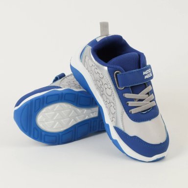 ZAPATILLAS CON LUCES NIÑO MICKEY FULL LINEAL AZUL DISNEY - 4