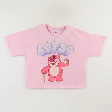 POLERA MANGA CORTA NIÑA ROSADO LOTSO TOY STORY DISNEY - 1