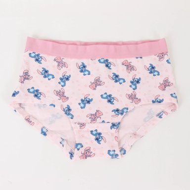 TRIPACK CALZON NIÑA ROSADO FLORES LILO & STITCH DISNEY - 4