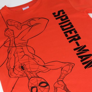 PIJAMA MANGA LARGA NIÑO HANGING SPIDERMAN ROJO MARVEL - 3