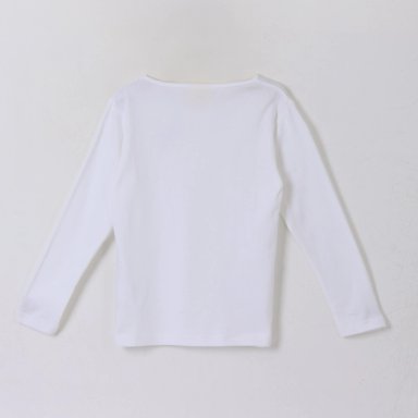BIPACK CAMISETA ESCOLAR NIÑA MANGA LARGA BLANCO LILO STITCH - 3