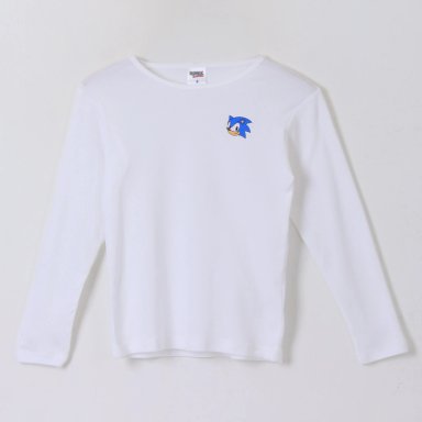 BIPACK CAMISETA ESCOLAR NIÑO MANGA LARGA BLANCO SONIC - 5
