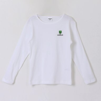 BIPACK CAMISETA ESCOLAR NIÑO MANGA LARGA BLANCO MINECRAFT - 5