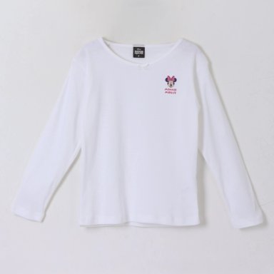 BIPACK CAMISETA ESCOLAR NIÑA MANGA LARGA BLANCO MINNIE - 2