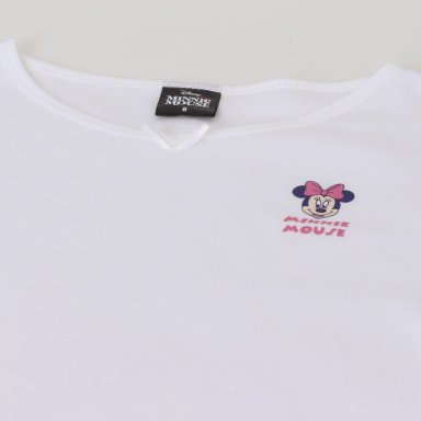 BIPACK CAMISETA ESCOLAR NIÑA MANGA LARGA BLANCO MINNIE - 4