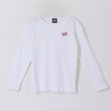 BIPACK CAMISETA ESCOLAR NIÑA MANGA LARGA BLANCO MINNIE - 5