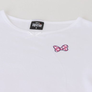 BIPACK CAMISETA ESCOLAR NIÑA MANGA LARGA BLANCO MINNIE - 7