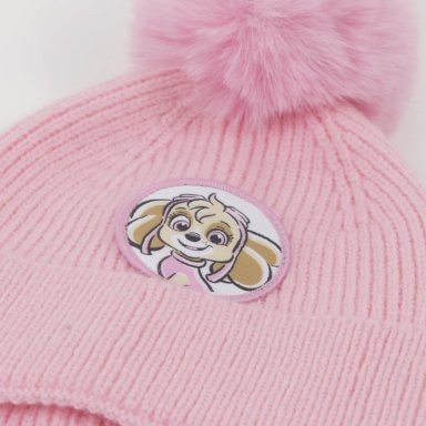 GORRO CON POMPON NIÑA SKYE ROSADO PAW PATROL - 3
