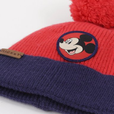 GORRO CON POMPON NIÑO MICKEY MOUSE ROJO DISNEY - 3