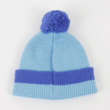 GORRO CON POMPON NIÑO CHASE MARSHAL & RUBBLE AZUL PAW PATROL - 2