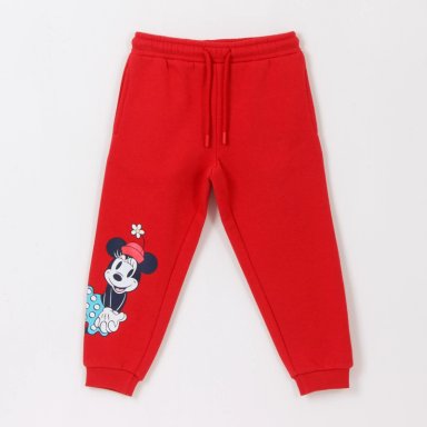 PANTALON DE BUZO NIÑA MINNIE MOUSE ROJO DISNEY - 1