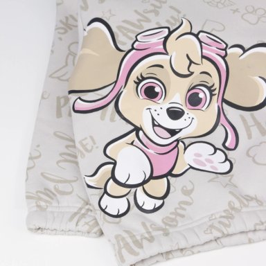POLERON NIÑA HOODIE PRINT HAPPY SKYE GRIS PAW PATROL - 3