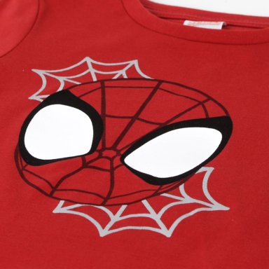 POLERA MANGA LARGA NIÑO SPIDEY FACE ROJO MARVEL - 3