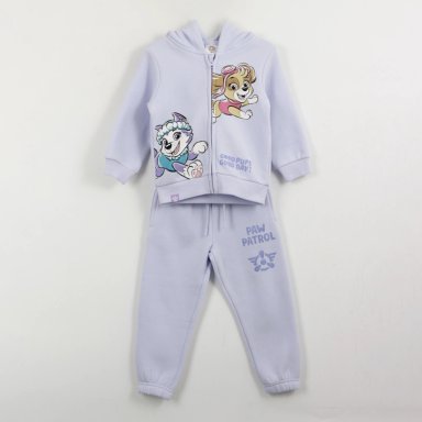 CONJUNTO BUZO NIÑA SKYE & EVEREST MORADO PAW PATROL - 1
