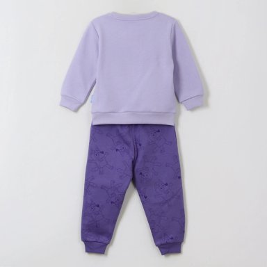 CONJUNTO BUZO NIÑA HOORAY SCOOTER MORADO BLUEY - 2