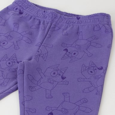 CONJUNTO BUZO NIÑA HOORAY SCOOTER MORADO BLUEY - 4