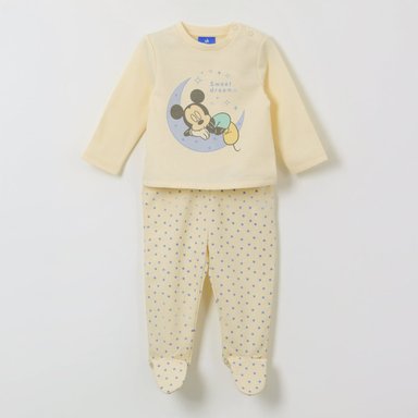 PIJAMA MANGA LARGA NIÑO SWEET DREAMS MICKEY AMARILLO DISNEY - 1