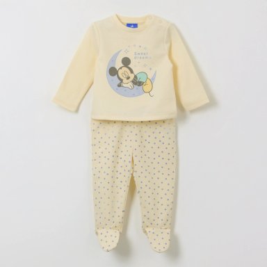 PIJAMA MANGA LARGA NIÑO SWEET DREAMS MICKEY AMARILLO DISNEY - 1