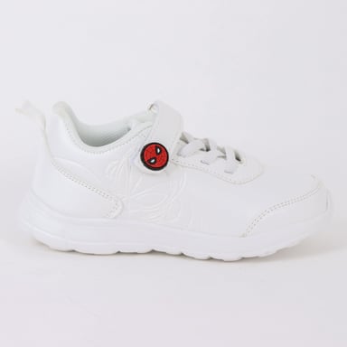 ZAPATILLA ESCOLAR NIÑO VELCRO SPIDERMAN BLANCO MARVEL - 1