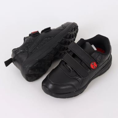 ZAPATILLA ESCOLAR NIÑO VELCRO WEB SPIDERMAN NEGRO MARVEL - 4