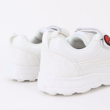 ZAPATILLA ESCOLAR NIÑO VELCRO SPIDERMAN WEB BLANCO MARVEL - 3