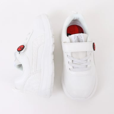 ZAPATILLA ESCOLAR NIÑO VELCRO SPIDERMAN WEB BLANCO MARVEL - 4