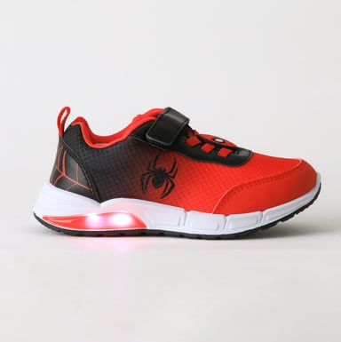 ZAPATILLA LUCES NIÑO VELCRO SPIDERMAN ROJO MARVEL - 1