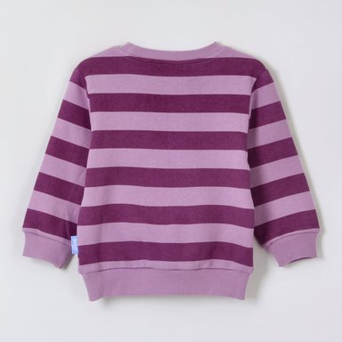 POLERON CERRADO NIÑA RAYAS ICE CREAM MORADO BLUEY - 2