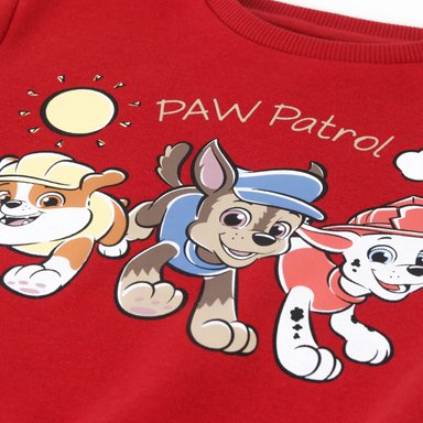 POLERON CERRADO NIÑO FRIENDS ROJO PAW PATROL - 3