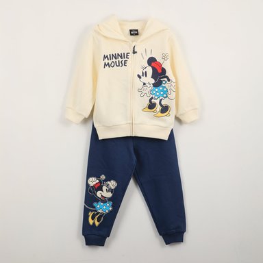 CONJUNTO BUZO NIÑA MINNIE MOUSE BLANCO DISNEY - 1
