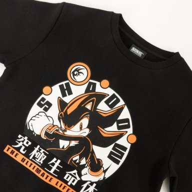 CONJUNTO BUZO NIÑO SHADOW NEGRO SONIC - 3