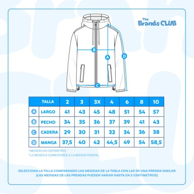 CORTAVIENTO NIÑO FULL PRINT OREJAS AZUL BLUEY - 4