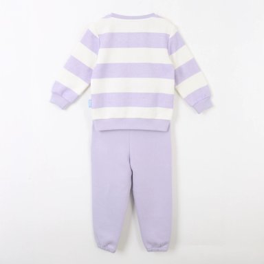 CONJUNTO BUZO NIÑA RAYAS LETS DANCE MORADO BINGO & BLUEY - 2